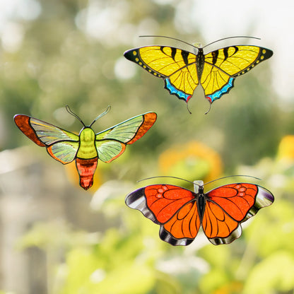 Garden Pollinator's Set · Stained Glass Suncatchers