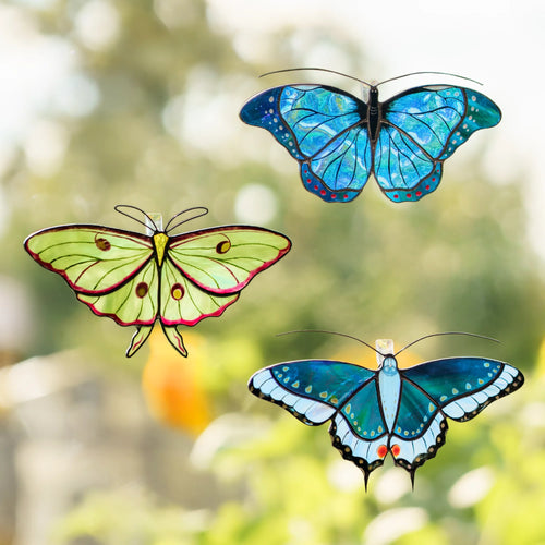 Mystical Set · Stained Glass Suncatchers