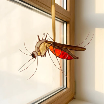 Realistic Mosquito ·  Stained Glass Suncatcher