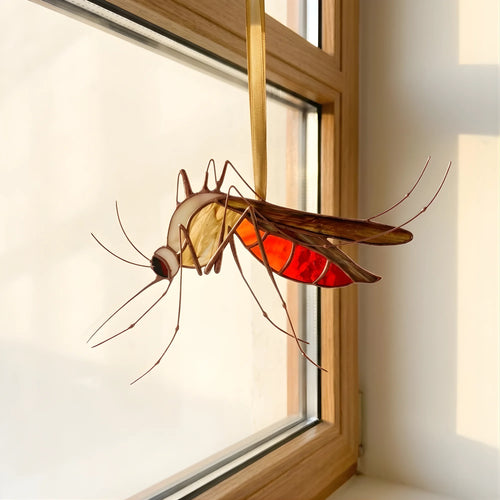 Realistic Mosquito ·  Stained Glass Suncatcher