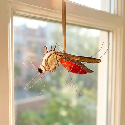 Realistic Mosquito ·  Stained Glass Suncatcher
