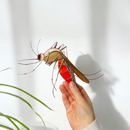 Realistic Mosquito ·  Stained Glass Suncatcher