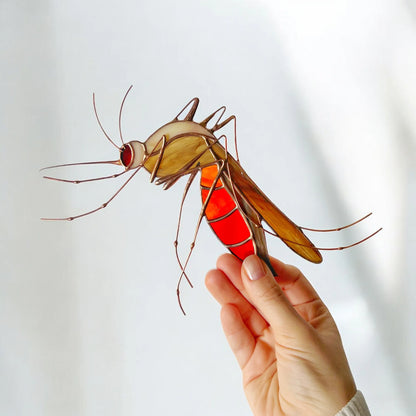 Realistic Mosquito ·  Stained Glass Suncatcher